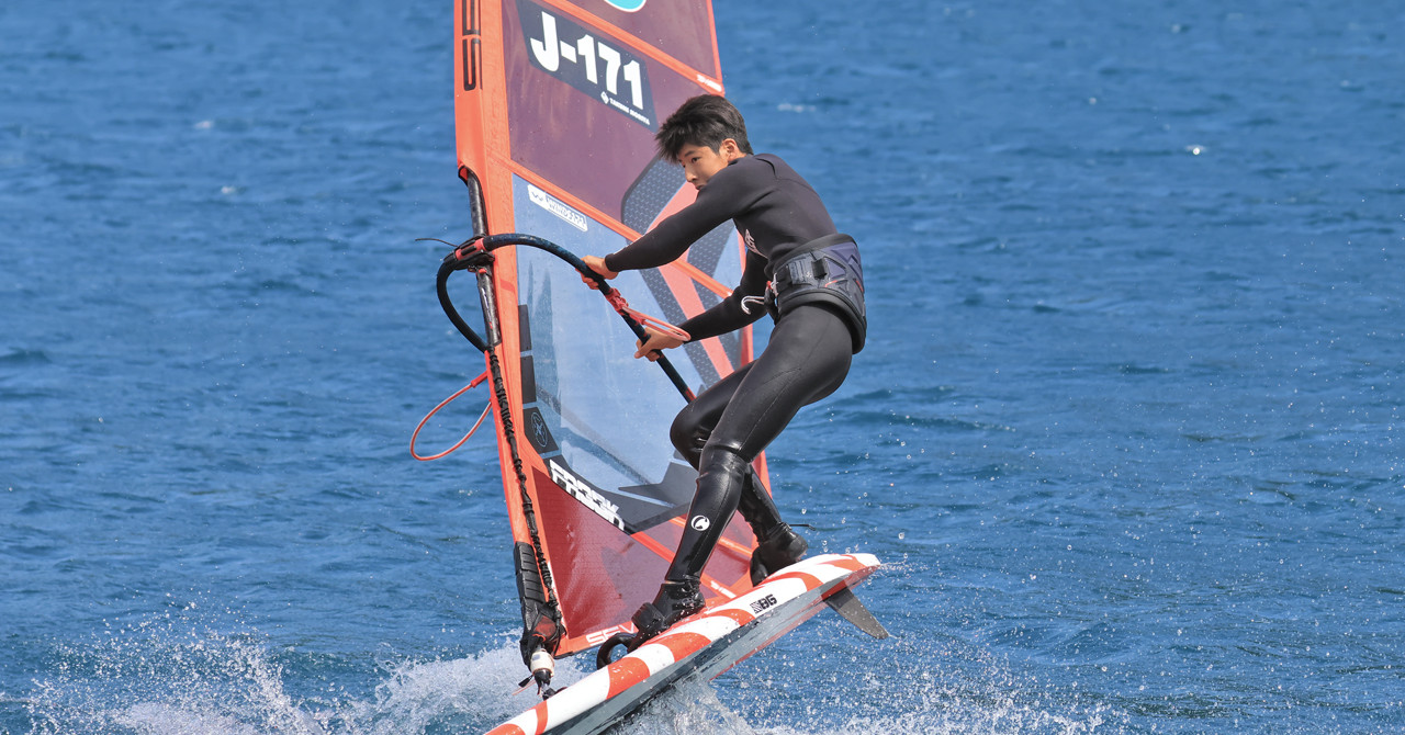 キャタラーアスリート ウインドサーフィン 守屋拓海プロ（16歳