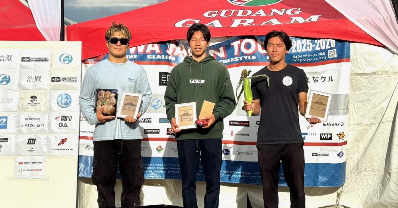 守屋拓海 ウインドサーフィン国内ツアー第2戦本栖湖大会優勝 | キャタラー